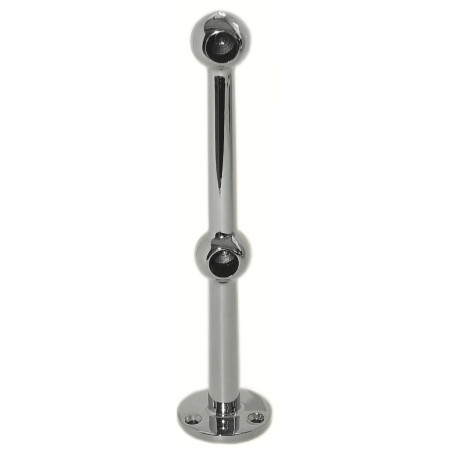 Držiak pre rúru 10 mm nerezový koncový