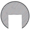 Guľa plná nerezová 20 mm so slepým otvorom 12.2 mm