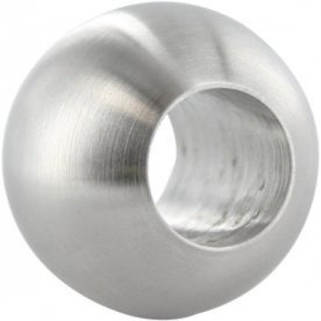 Guľa plná nerezová 20 mm s otvorom 10.2 mm