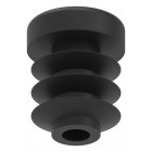 Gumená krytka pre rúru Ø42.4 mm, čierna