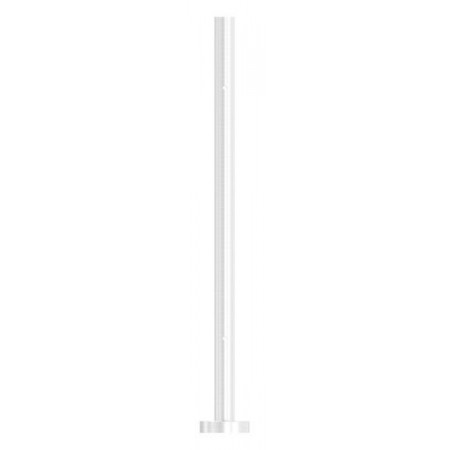 Nerezový stĺpik 42.4 mm - 4 x M8 180°