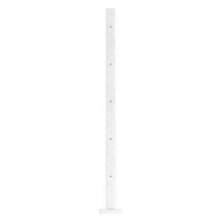 Nerezový stĺpik 40 x 40 x 2 mm - 5 x M6