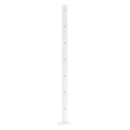 Nerezový stĺpik 40 x 40 x 2 mm - 7 x M6