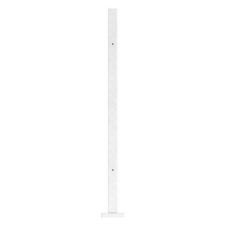 Nerezový stĺpik 40 x 40 x 2 mm - 2 x M8 90°
