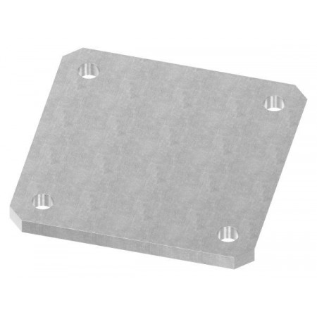 Kotviaca platnička na zábradlie 150 x 150 x 10 mm