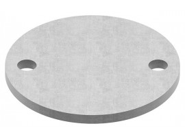 Oceľové kotviace platničky okrúhle 2-dierové