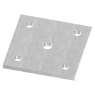 Kotviaca platnička na zábradlie 100 x 100 x 10 mm