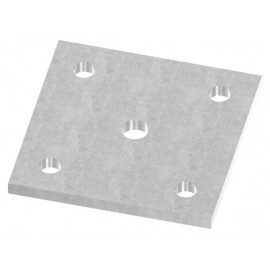 Kotviaca platnička na zábradlie 100 x 100 x 6 mm