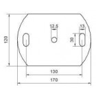 Kotviaca platnička 170 x 120 x 8 mm